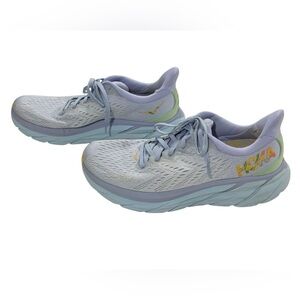 Hoka One Clifton 8 Running Shoe Women’s Baby Lavender/Smoke Green Sz9.5